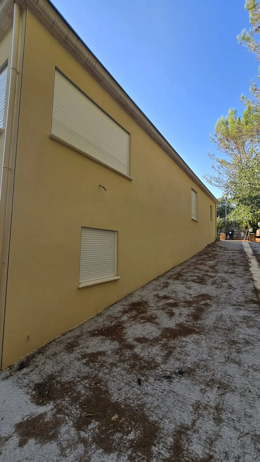 Enduit de façade sur maison provençale secteur Avignon Vaucluse